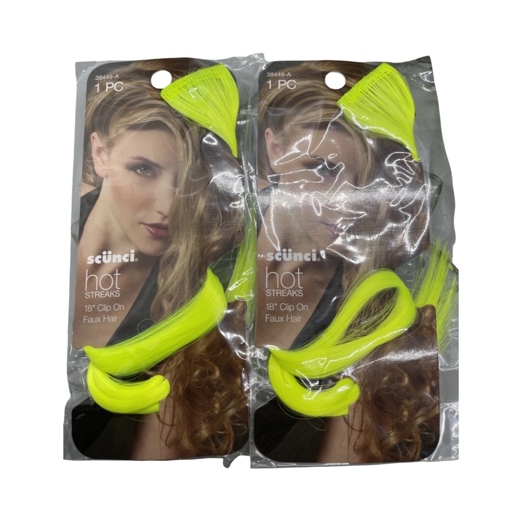 Scunci Neon Yellow Hair Accessories